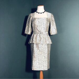 Lee Anderson Couture, 40s style with bustle, one of a kind Haunte Couture